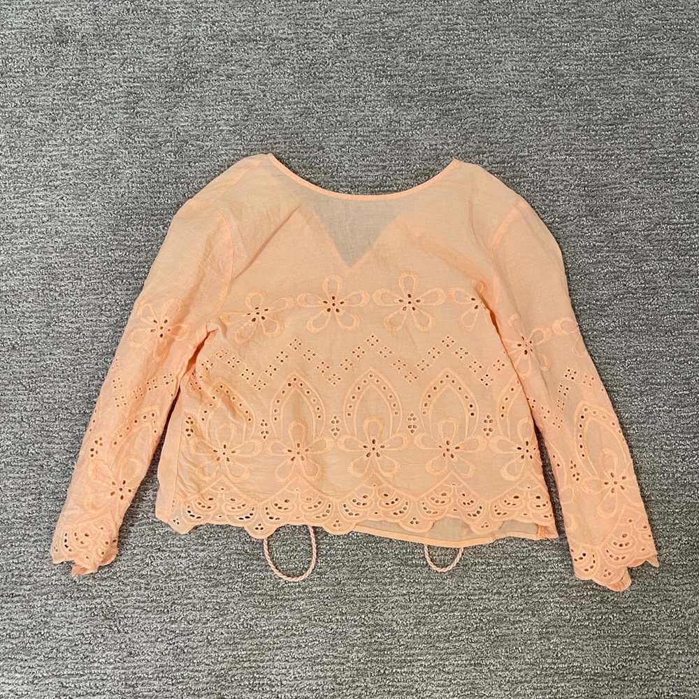 After Market Orange Blouse